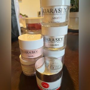 Dip powder for nails, various colors